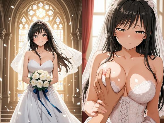 【甘々彼女記録。Ep16】〇手川唯 純愛ウェディング編 491枚CG集 サンプル2ページ目