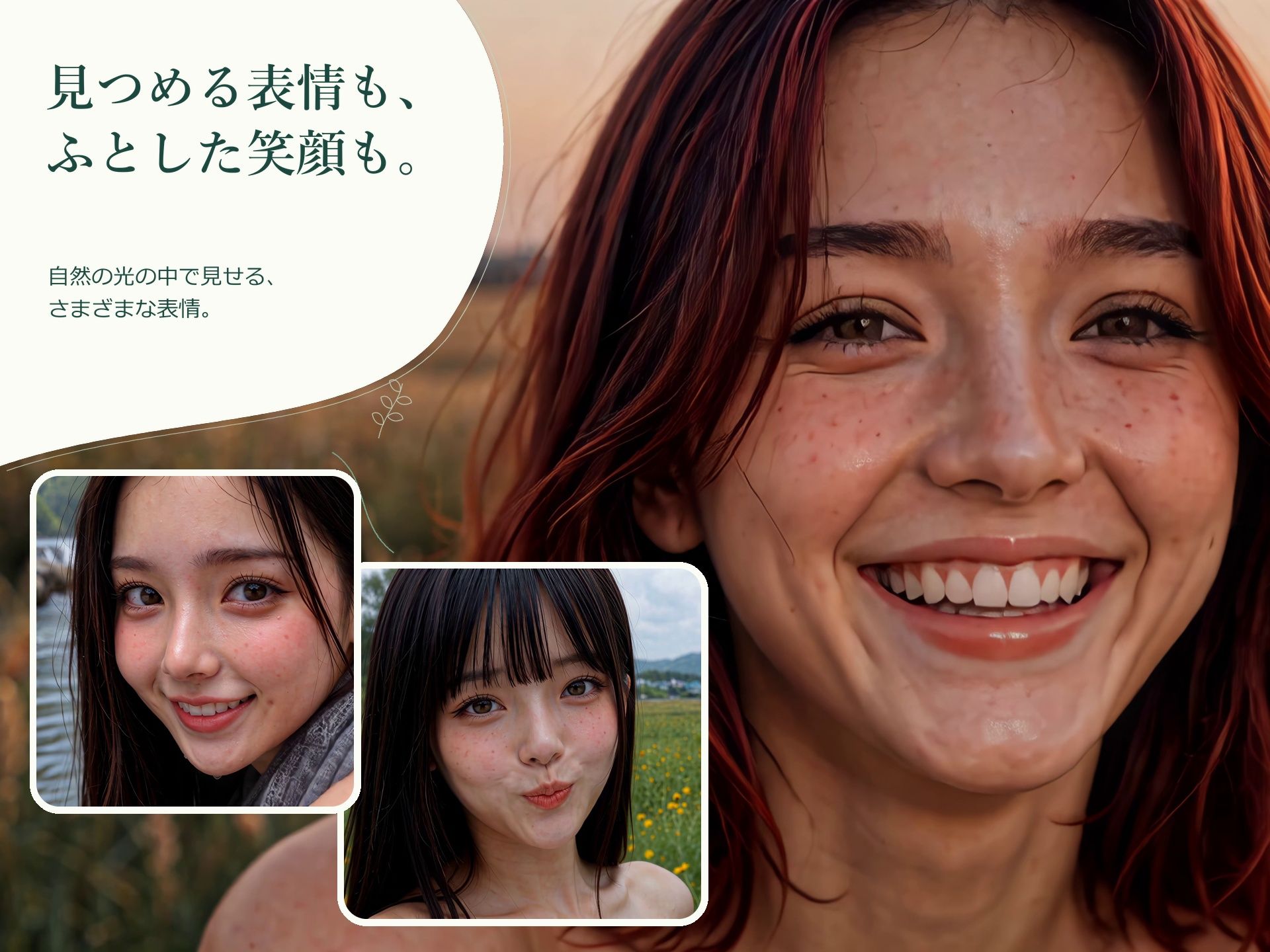 空と緑と、ふたりの時間。 サンプル2ページ目