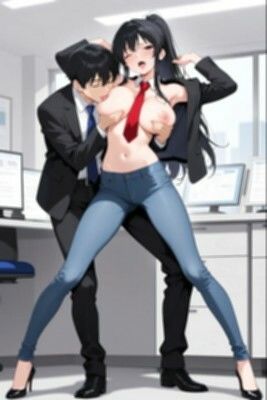 ★SEX有★【裸ジーンズ女子19】会社で、こんなこと…！！ サンプル4ページ目