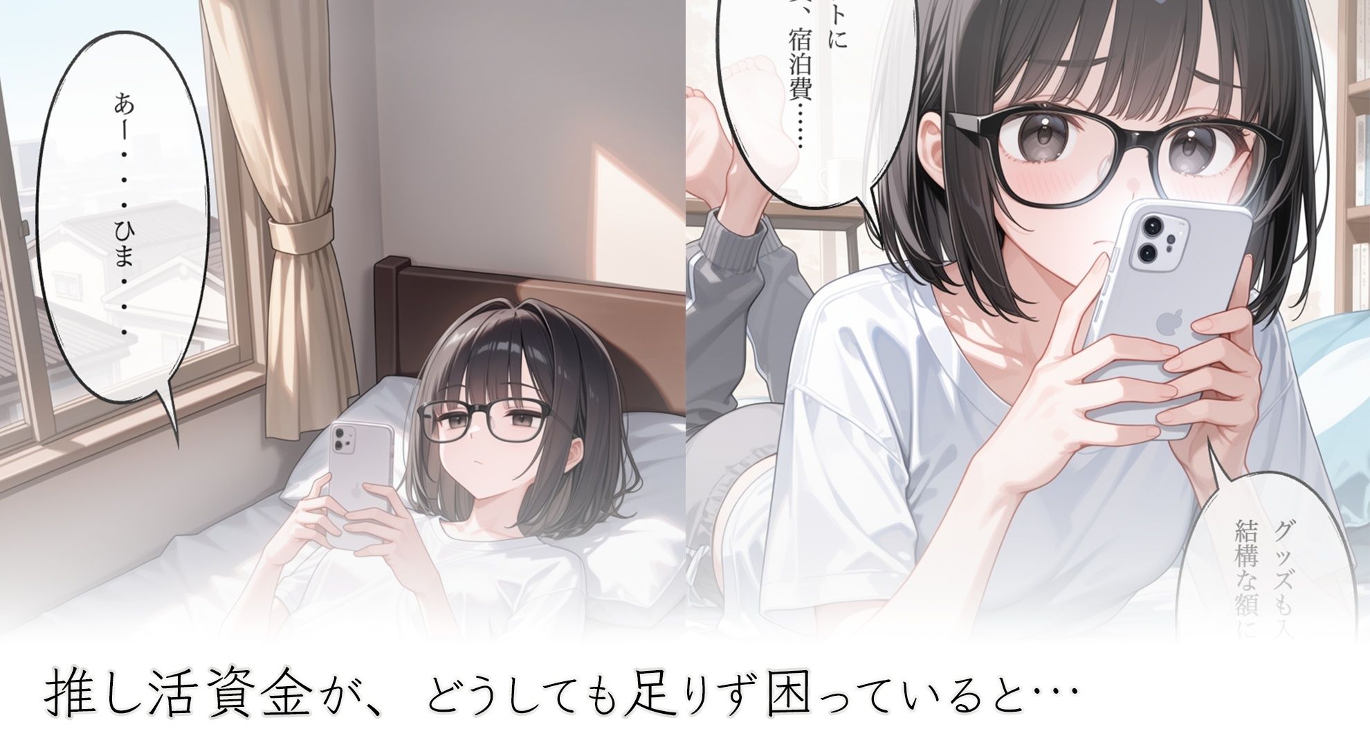 推し活OLの秘密の裏バイト 〜撮影の続きは、口内射精〜【総集編】 サンプル1ページ目