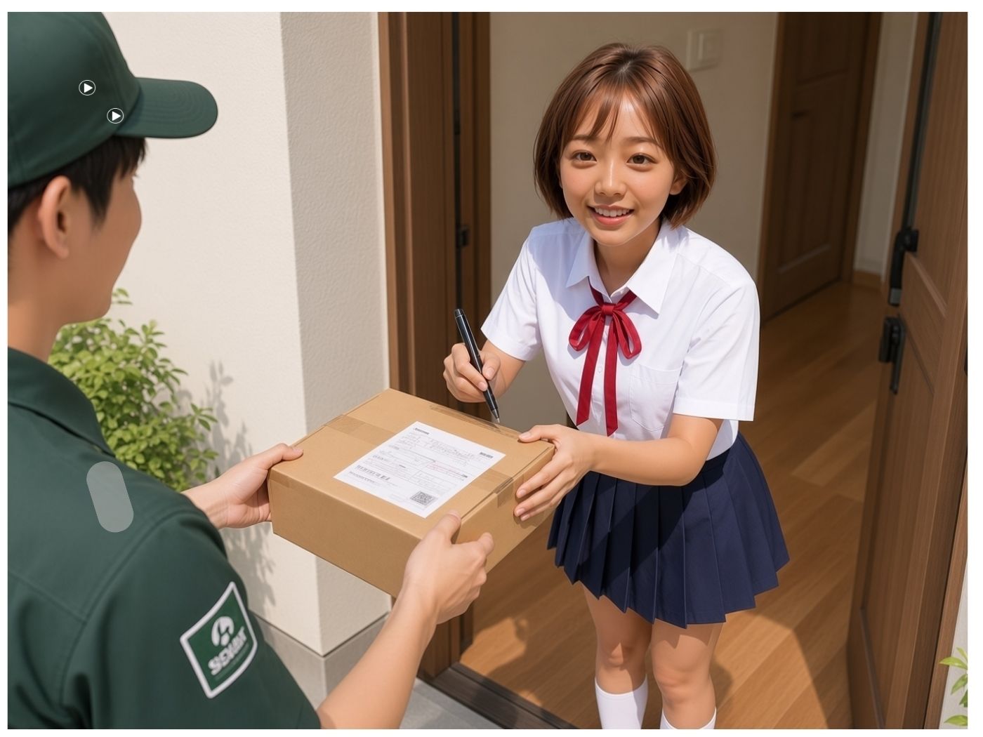 「もう一回いけたのに…」焦らしイケメン配達員に火をつけられたギャルの快楽完了 サンプル3ページ目
