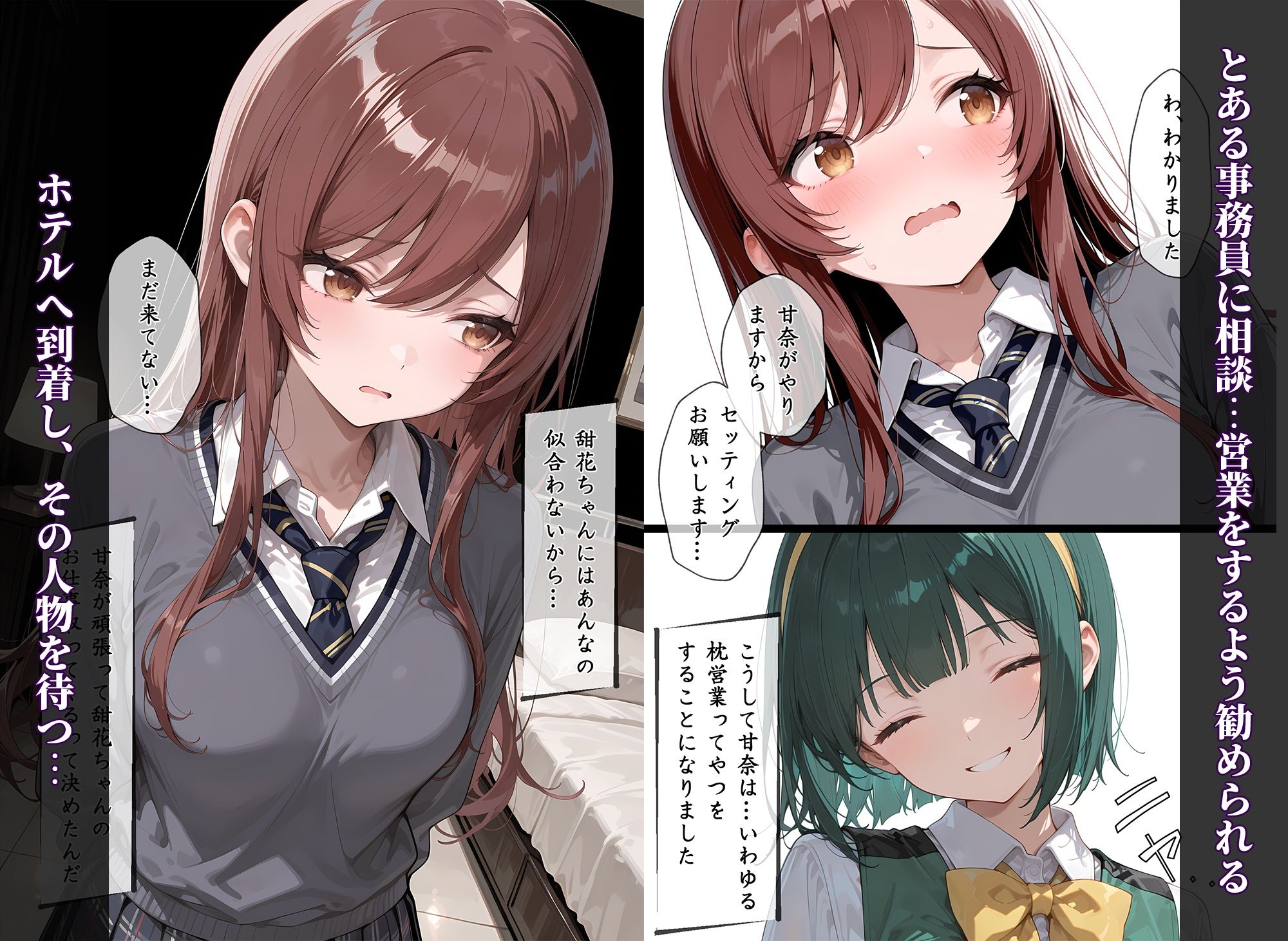妹アイドル枕営業記録 サンプル2ページ目