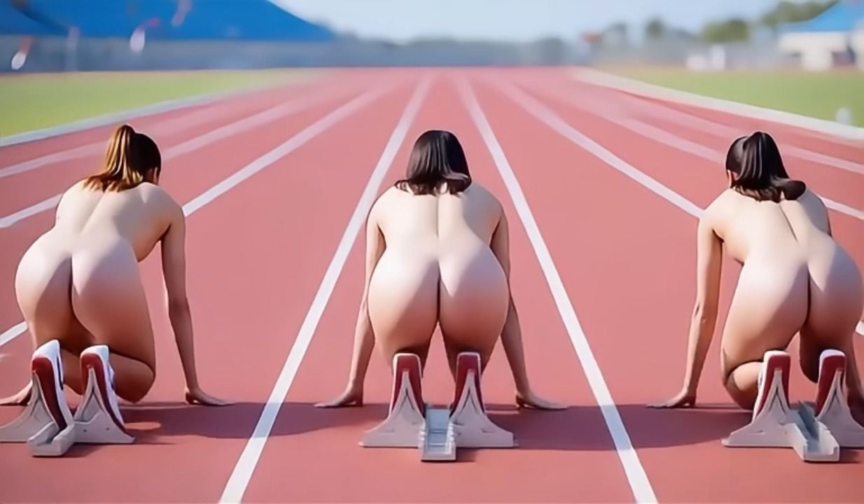 全裸女子アスリートのスタートダッシュ集 サンプル7ページ目