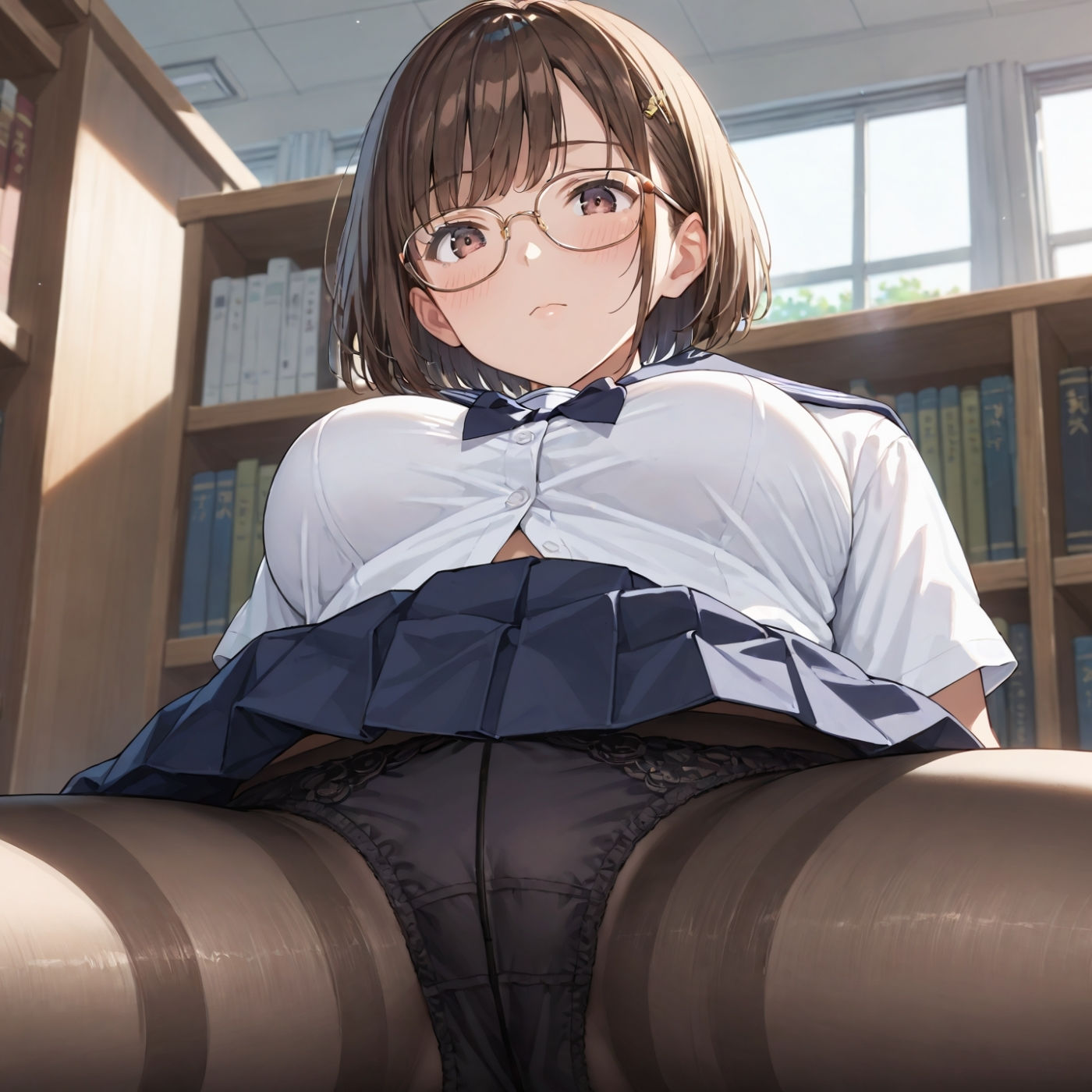 学園性活！図書委員と官能的な秘め事11【メガネ美少女の厳選CG245枚収録】PC向け サンプル2ページ目