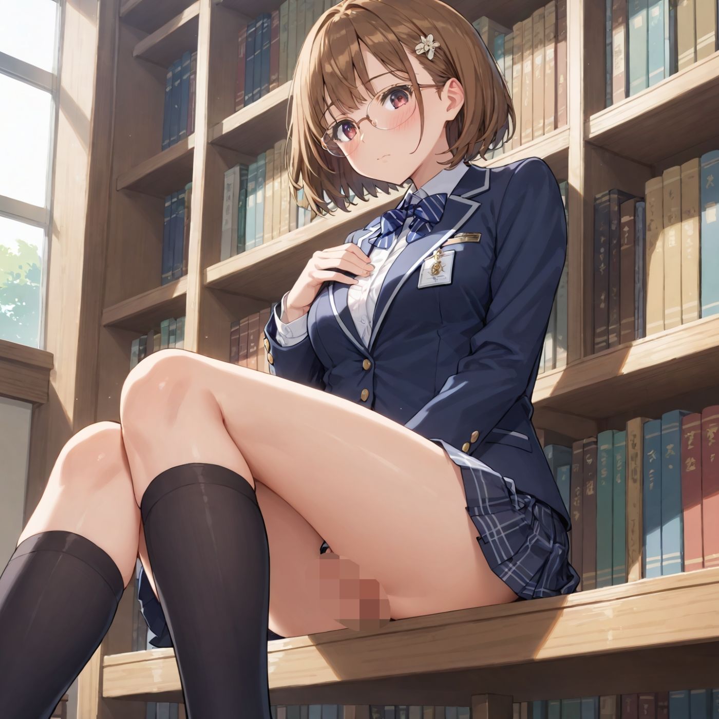 学園性活！図書委員と官能的な秘め事11【メガネ美少女の厳選CG245枚収録】PC向け サンプル3ページ目