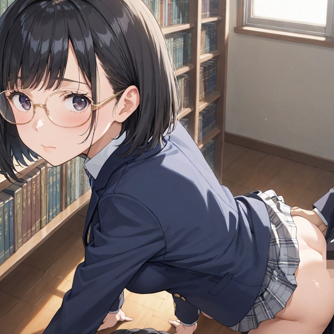 学園性活！図書委員と官能的な秘め事11【メガネ美少女の厳選CG245枚収録】PC向け サンプル4ページ目