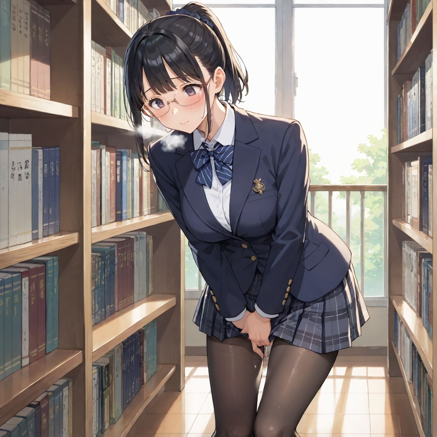 学園性活！図書委員と官能的な秘め事11【メガネ美少女の厳選CG245枚収録】PC向け サンプル9ページ目