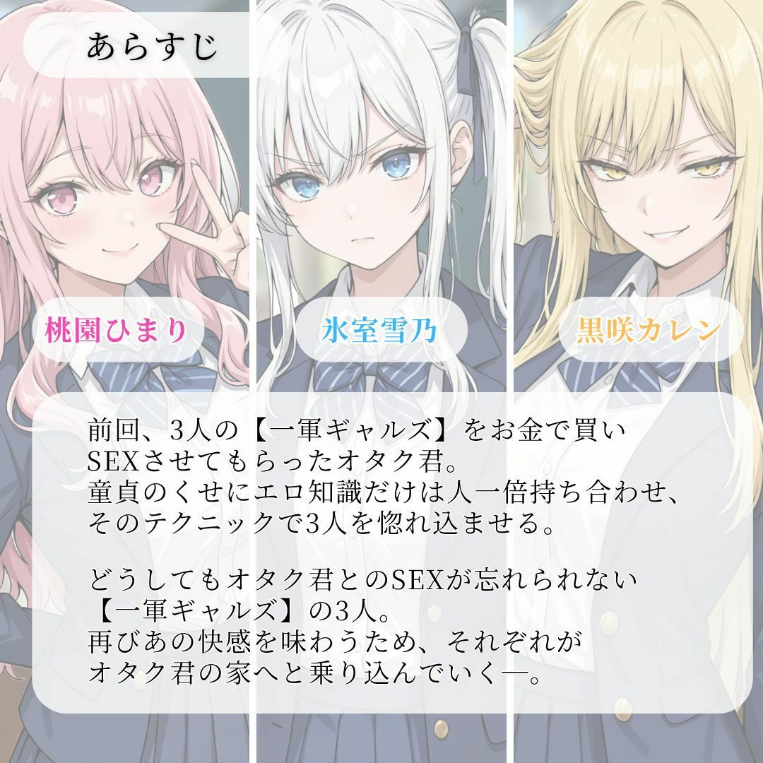 金で買った一軍ギャルズが俺に本気で堕ちていく件2 サンプル1ページ目