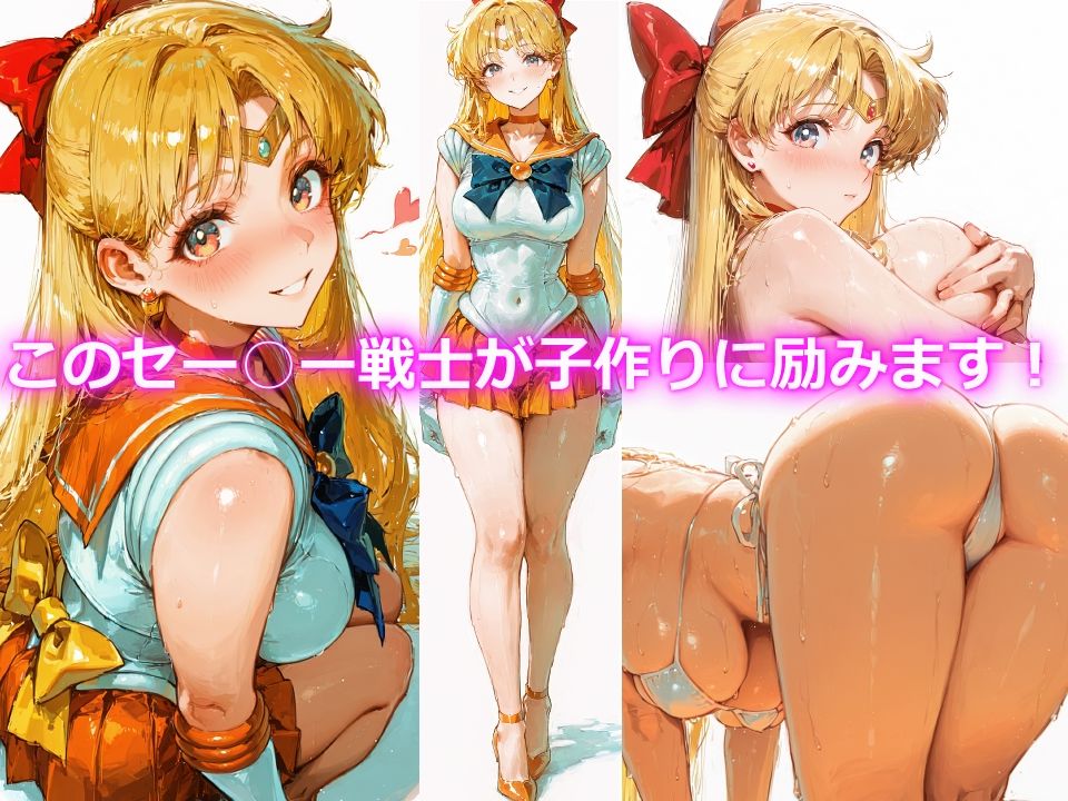 【受精管理】美少女戦士とおじーズの乱交妊活バトル〜ヴィーナス編〜 サンプル1ページ目