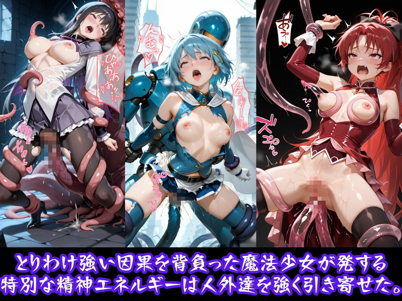 異種姦ヒロイン凌●  まどマギ編 サンプル5ページ目