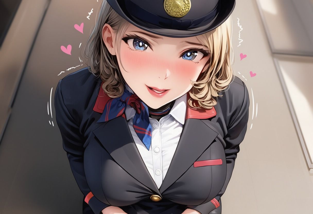 高級美女CA 甘々彼女と制服フェチH サンプル1ページ目