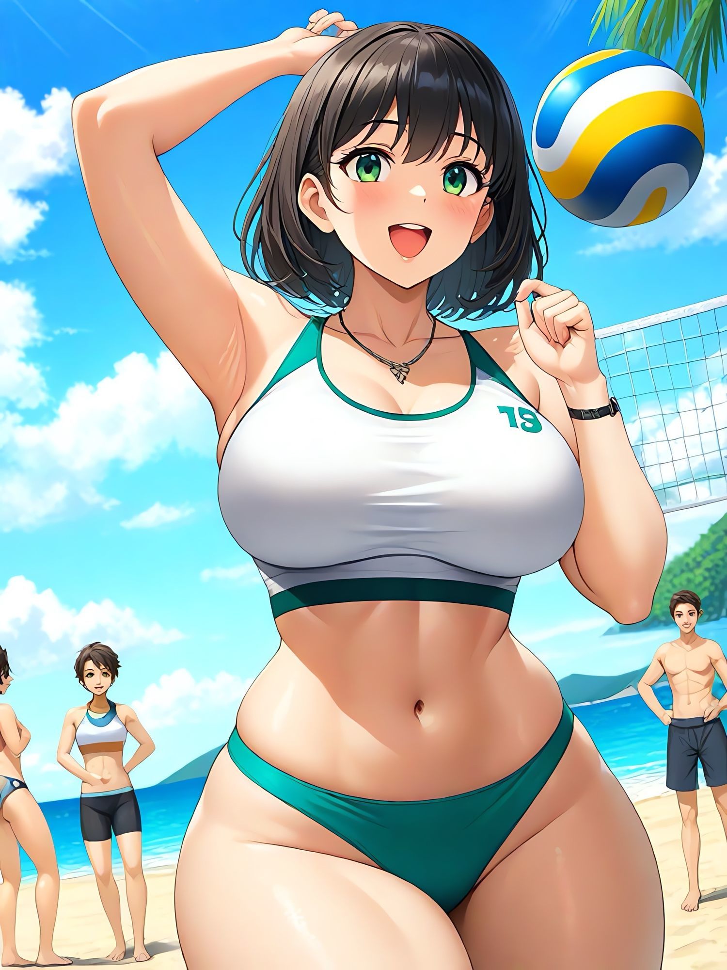 ビーチバレー サンプル3ページ目