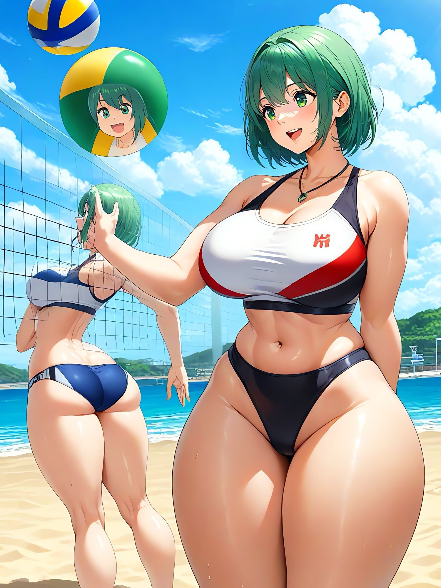 ビーチバレー サンプル7ページ目