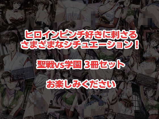 聖戦vs学園 01〜03 3冊セット サンプル5ページ目