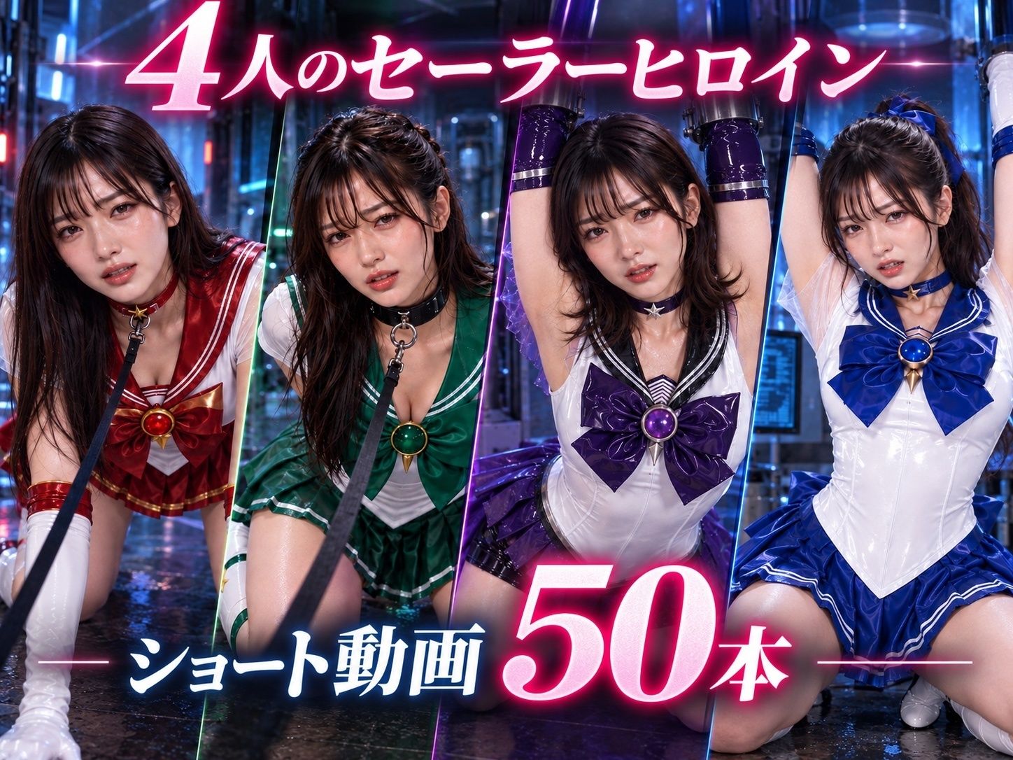 特撮ヒロイン絶体絶命〜セーラーヒロインリモコンバイブ責め〜 サンプル1ページ目