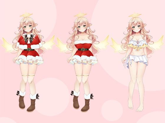 【立ち絵素材R18】おっとり系天使 フルセットPSDパック サンプル2ページ目