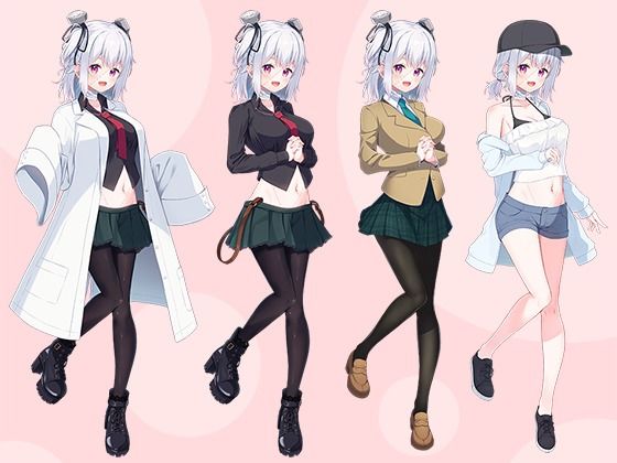 【立ち絵素材R18】ちょっぴりおかしな傷有少女 フルセットPSDパック サンプル1ページ目
