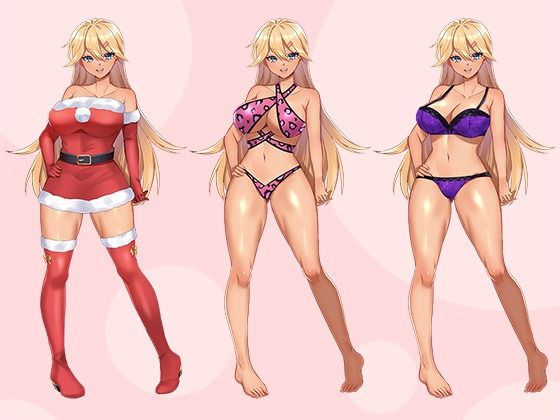 【立ち絵素材R18】褐色巨乳ギャル生徒 フルセットPSDパック サンプル2ページ目