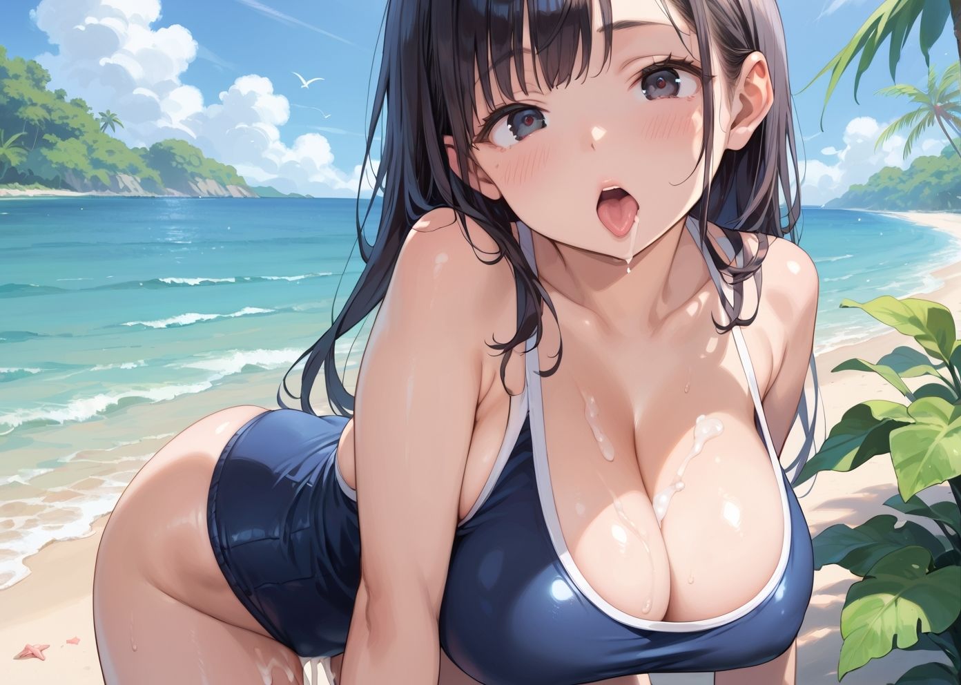 スク水えちえち委員長。CG画像集9 サンプル5ページ目