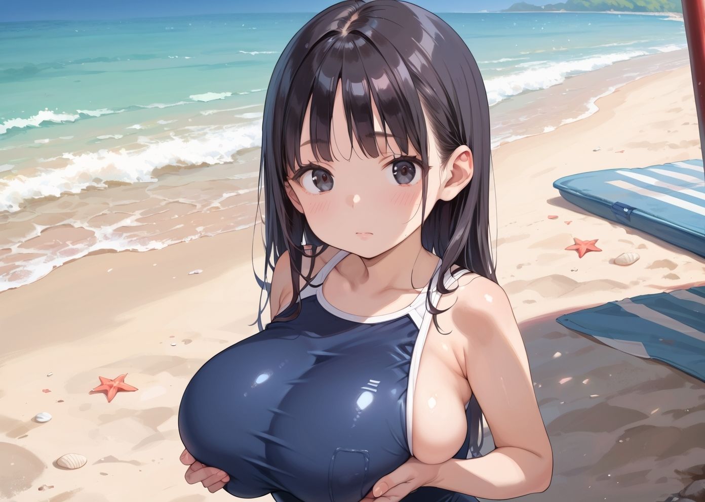 スク水えちえち委員長。CG画像集9 サンプル8ページ目