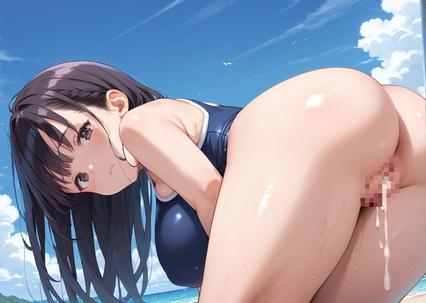 スク水えちえち委員長。CG画像集9 サンプル9ページ目