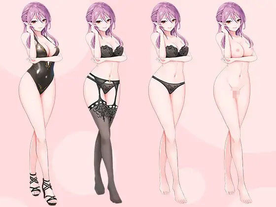 【立ち絵素材R18】冷静沈着悪魔の秘書 フルセットPSDパック サンプル10ページ目