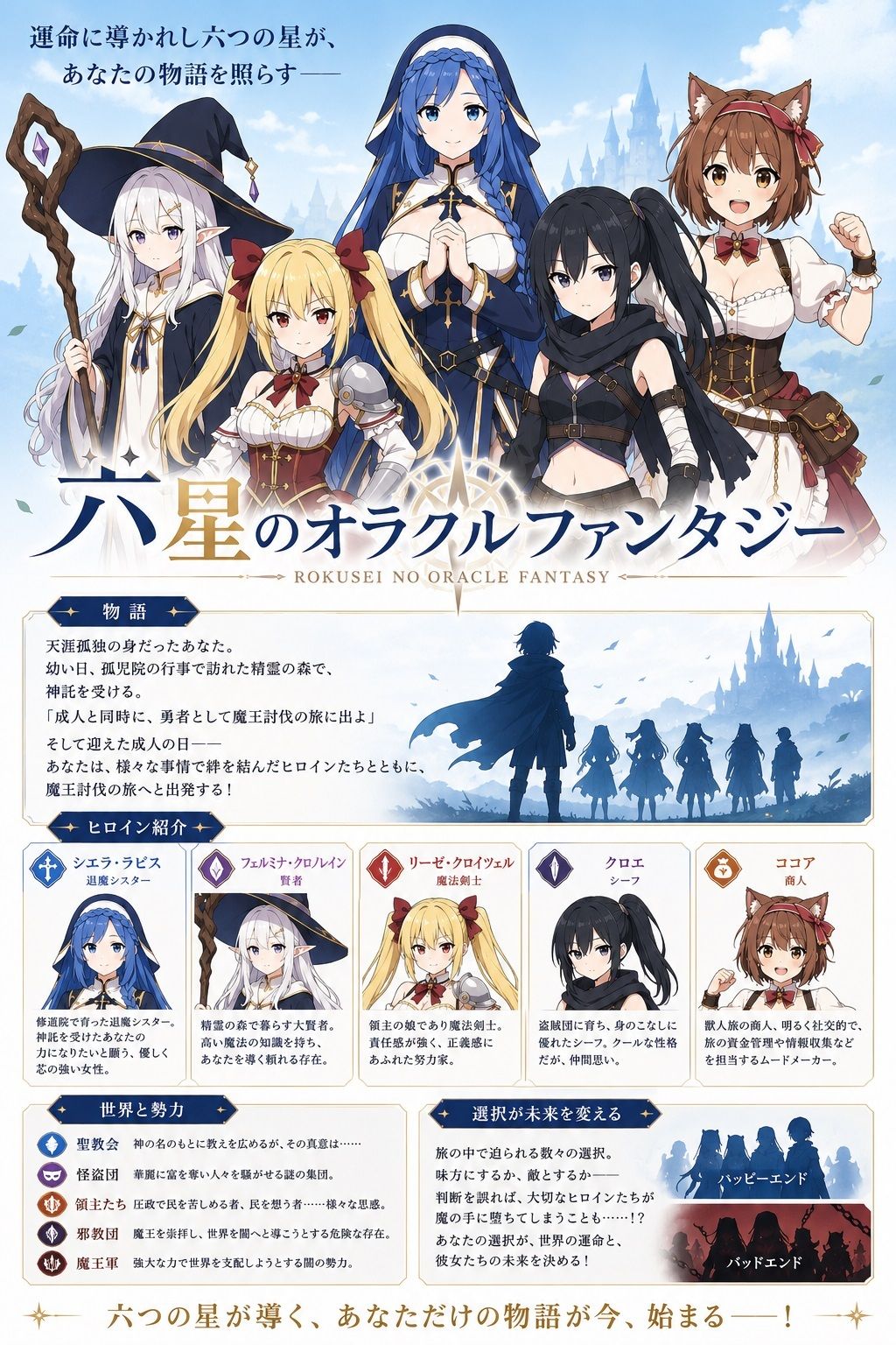 六星のオラクルファンタジー 機械の島編1 サンプル8ページ目