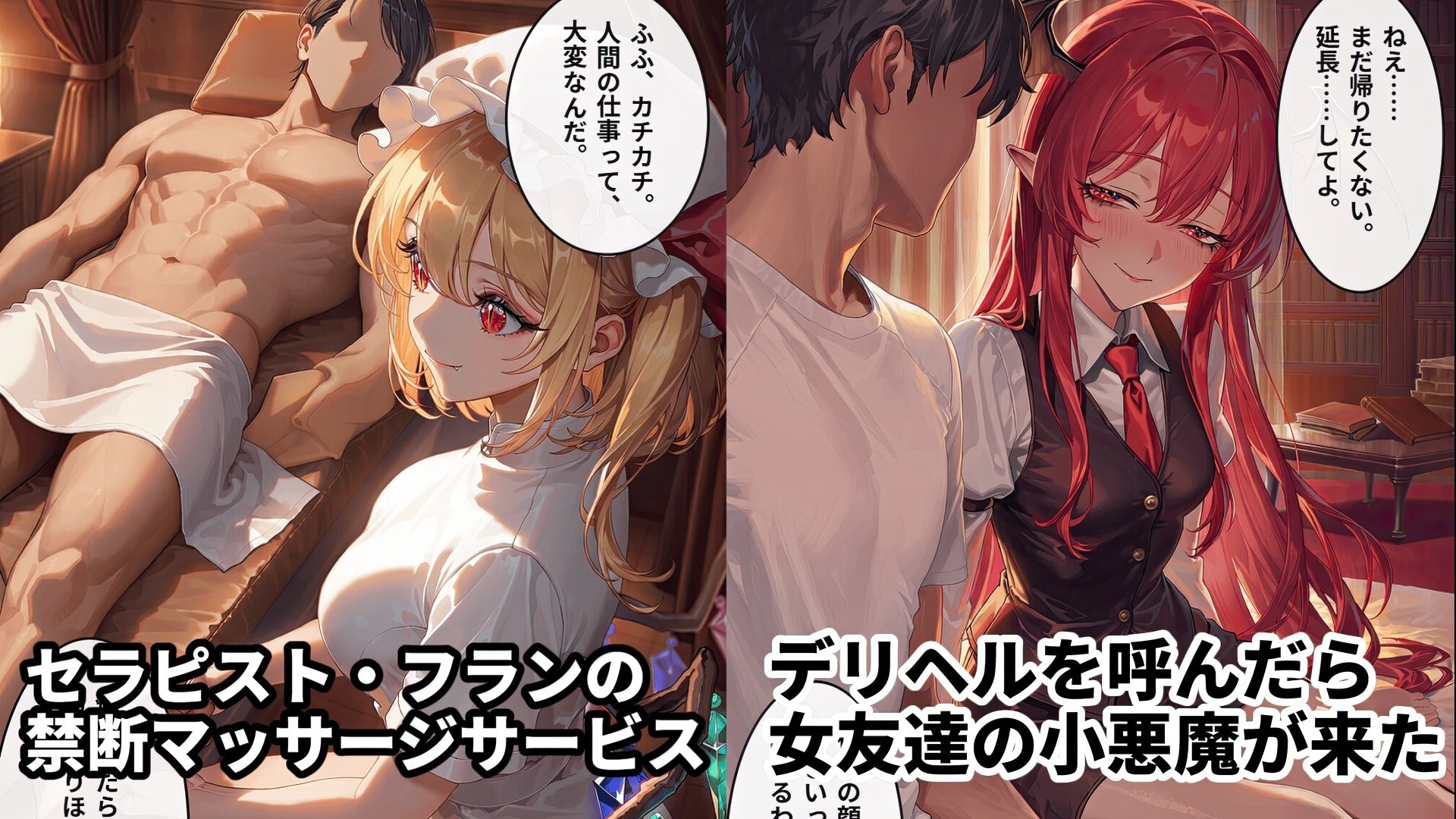 東方二次創作｜瀟洒も誇りもチンポに屈した紅魔館/豪華オムニバス20本【全384枚｜高解像度】 サンプル2ページ目