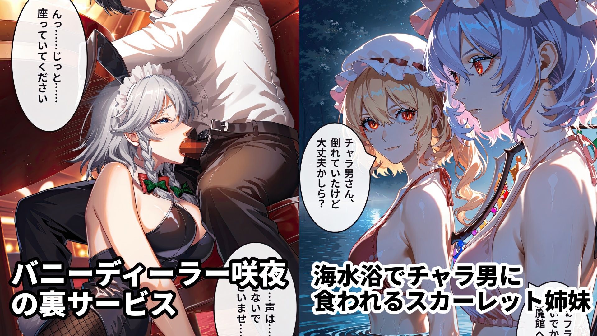 東方二次創作｜瀟洒も誇りもチンポに屈した紅魔館/豪華オムニバス20本【全384枚｜高解像度】 サンプル4ページ目