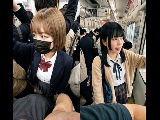 満員電車盗撮 サンプル5ページ目