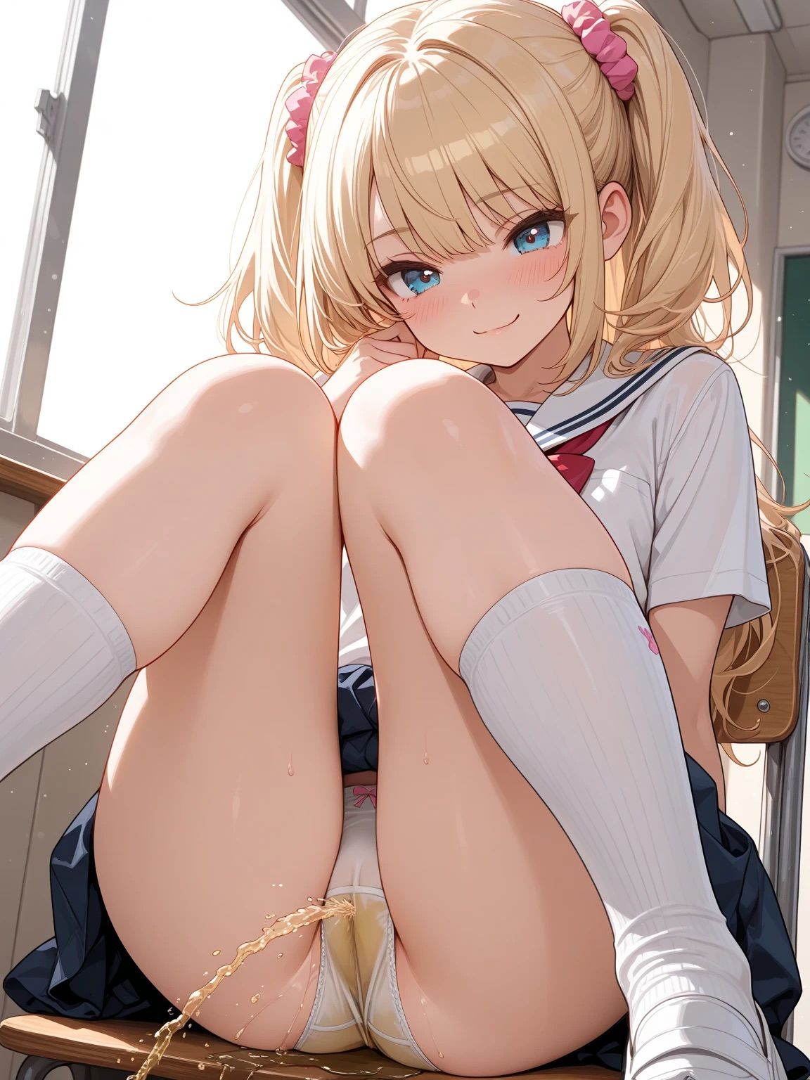 女の子のおもらし サンプル3ページ目