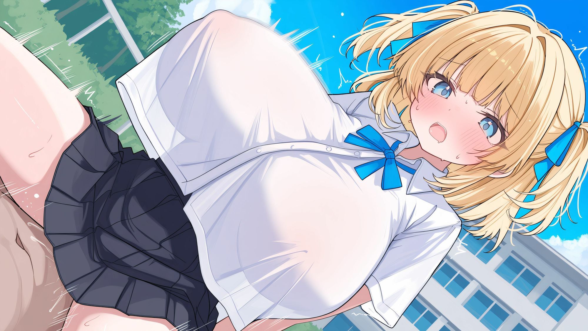 巨乳少女と乳揺れセックス3 サンプル5ページ目