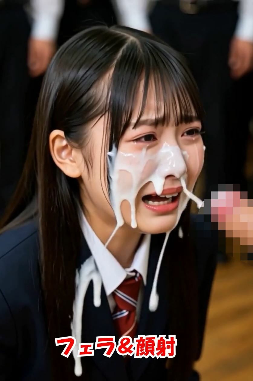 変態教師の性教育 用務員さんも参戦 女子全員のおマンコ鑑賞！性教育と称して処女に中出し！口内射精で鼻からザーメン噴き出し！用務員さんのテクニックでアへ顔晒す！ サンプル5ページ目