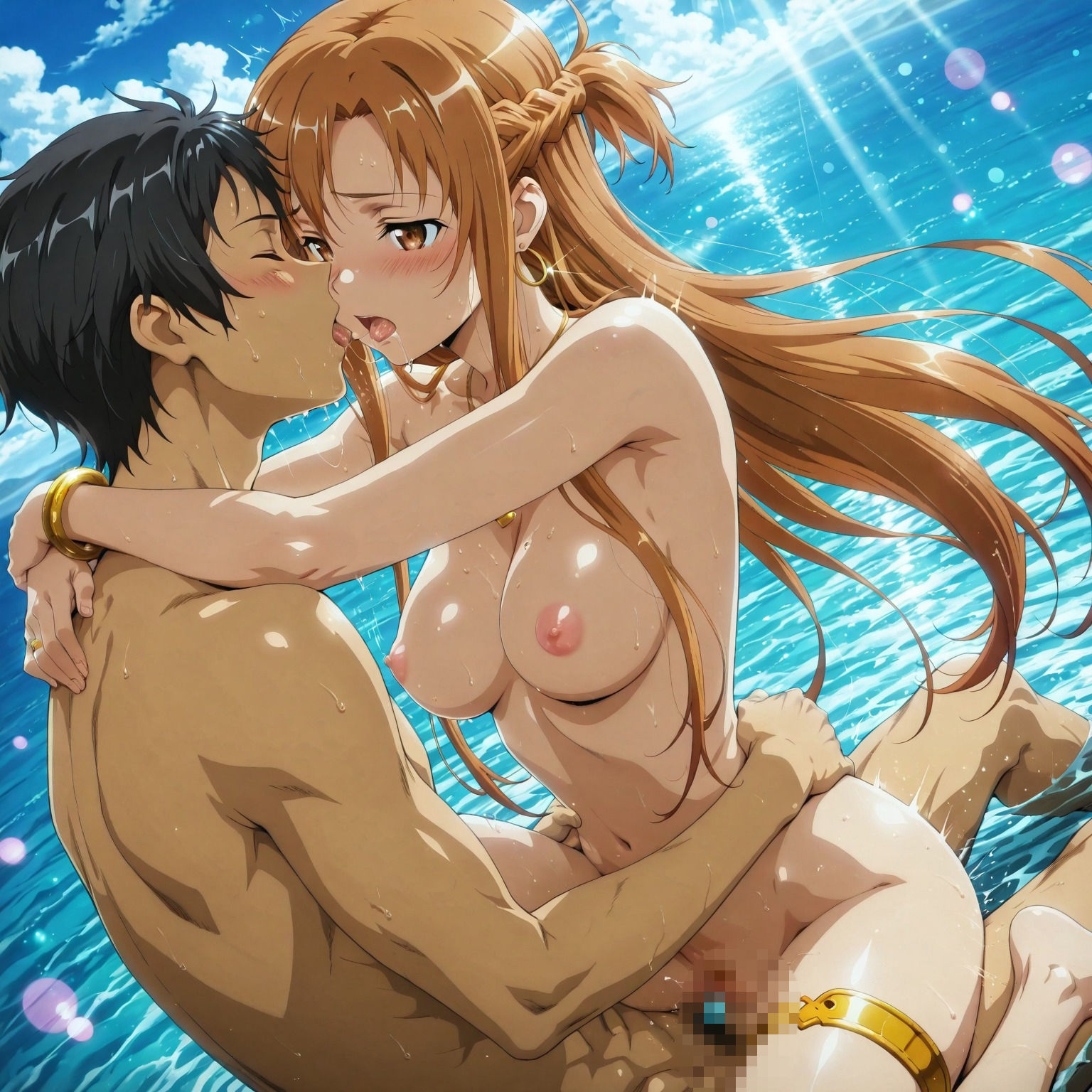 結〇明日奈と海で、ラブラブデート編 サンプル8ページ目