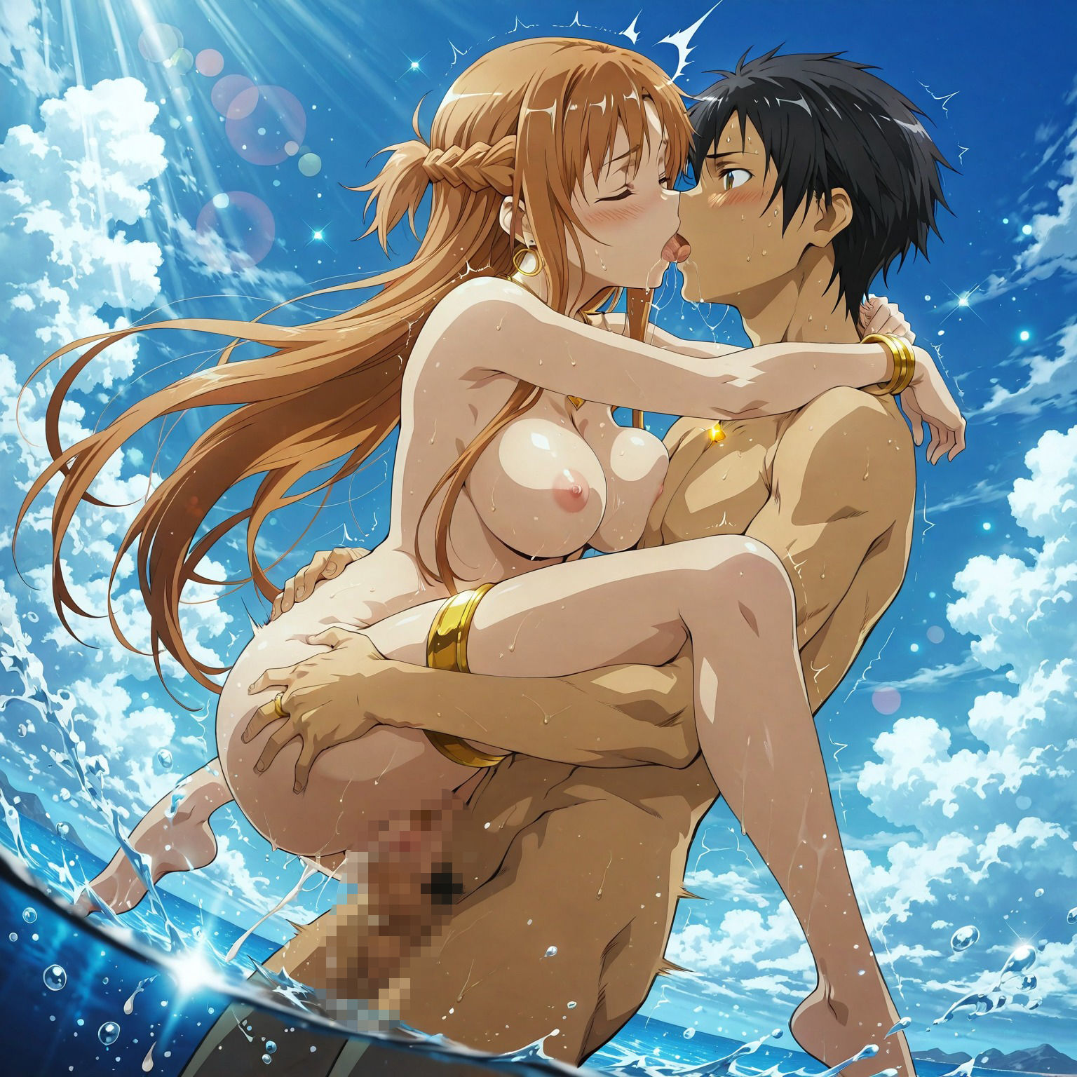 結〇明日奈と海で、ラブラブデート編 サンプル9ページ目