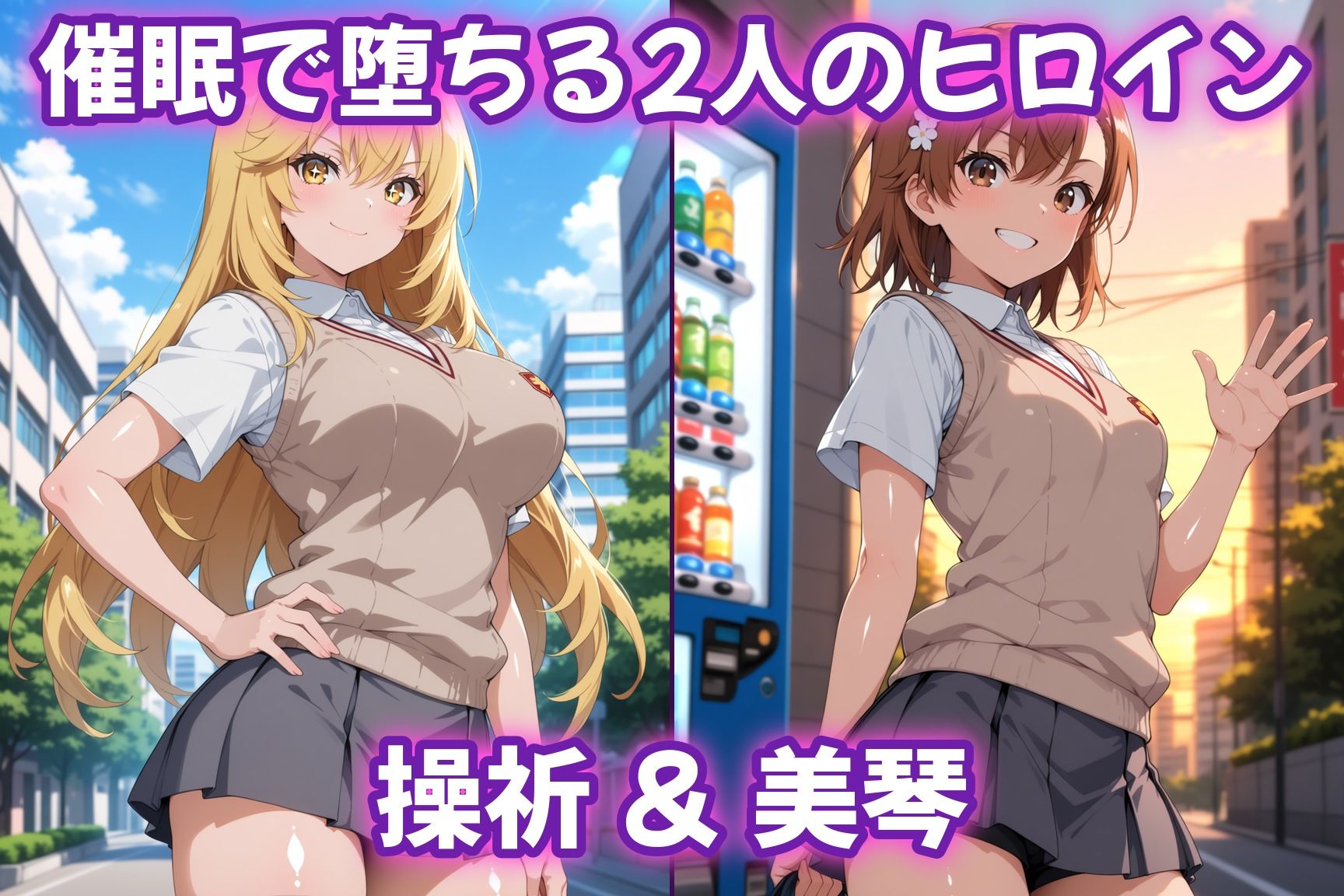 催●孕ませシェアヒロイン〜メスに堕として乱交〜  食〇操祈＆御〇美琴編 サンプル2ページ目