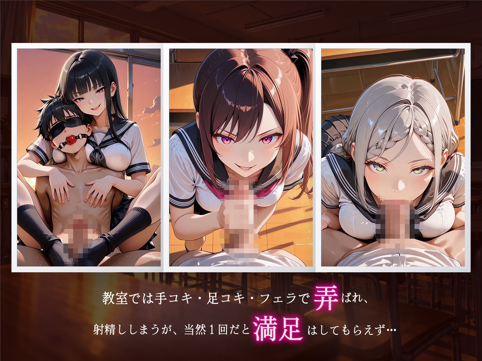 JK彼女の性欲が強すぎて搾精されまくった話 サンプル2ページ目