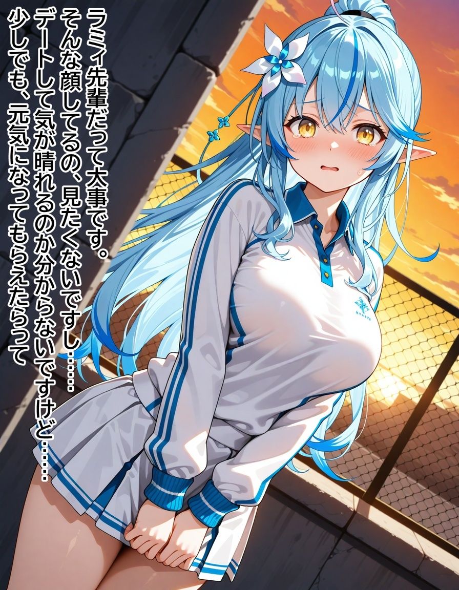 高嶺の花は彼女のつもり3  彼女とラミィのおっぱい、どっちが好き？  雪〇ラミィ サンプル3ページ目