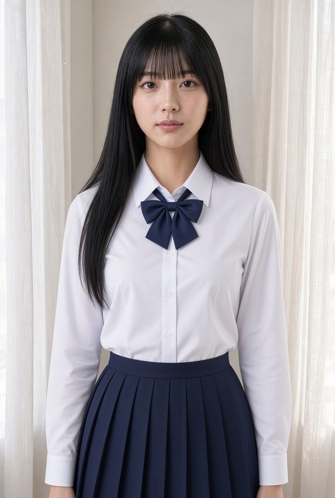 しおり Vol.1「制服と白い下着」 サンプル1ページ目