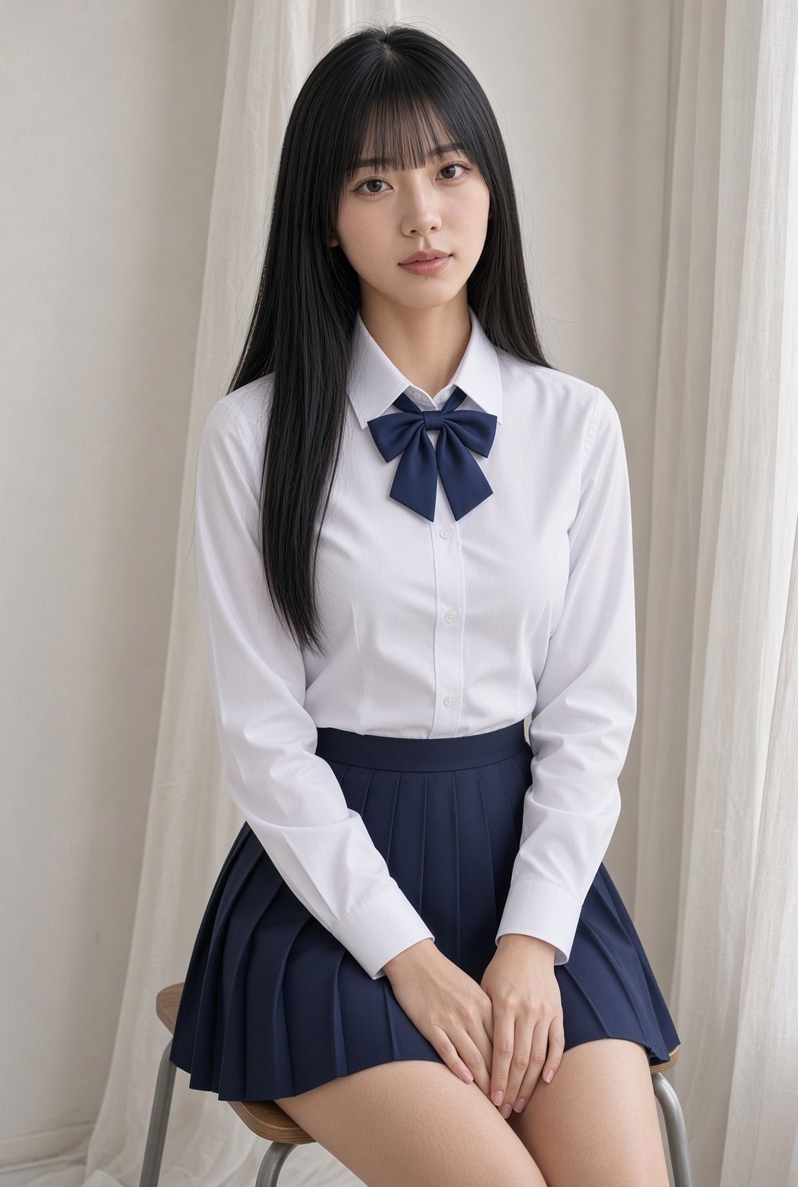 しおり Vol.1「制服と白い下着」 サンプル2ページ目