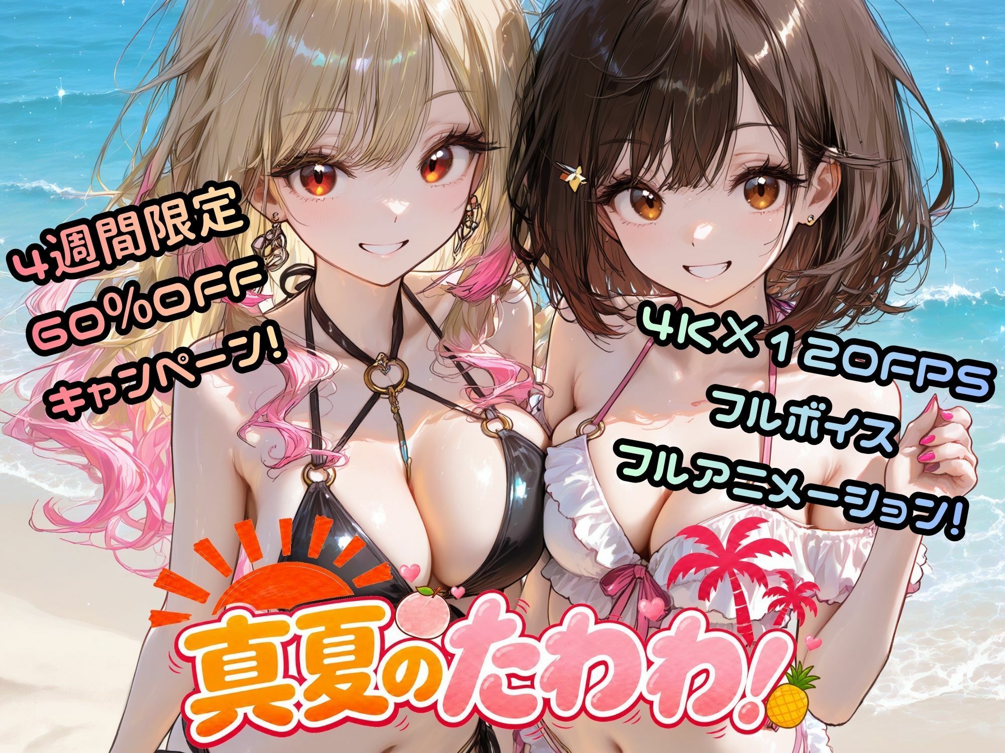 【4K 120FPS】真夏のたわわ！ 〜内緒のハメ撮りビーチ〜 サンプル3ページ目