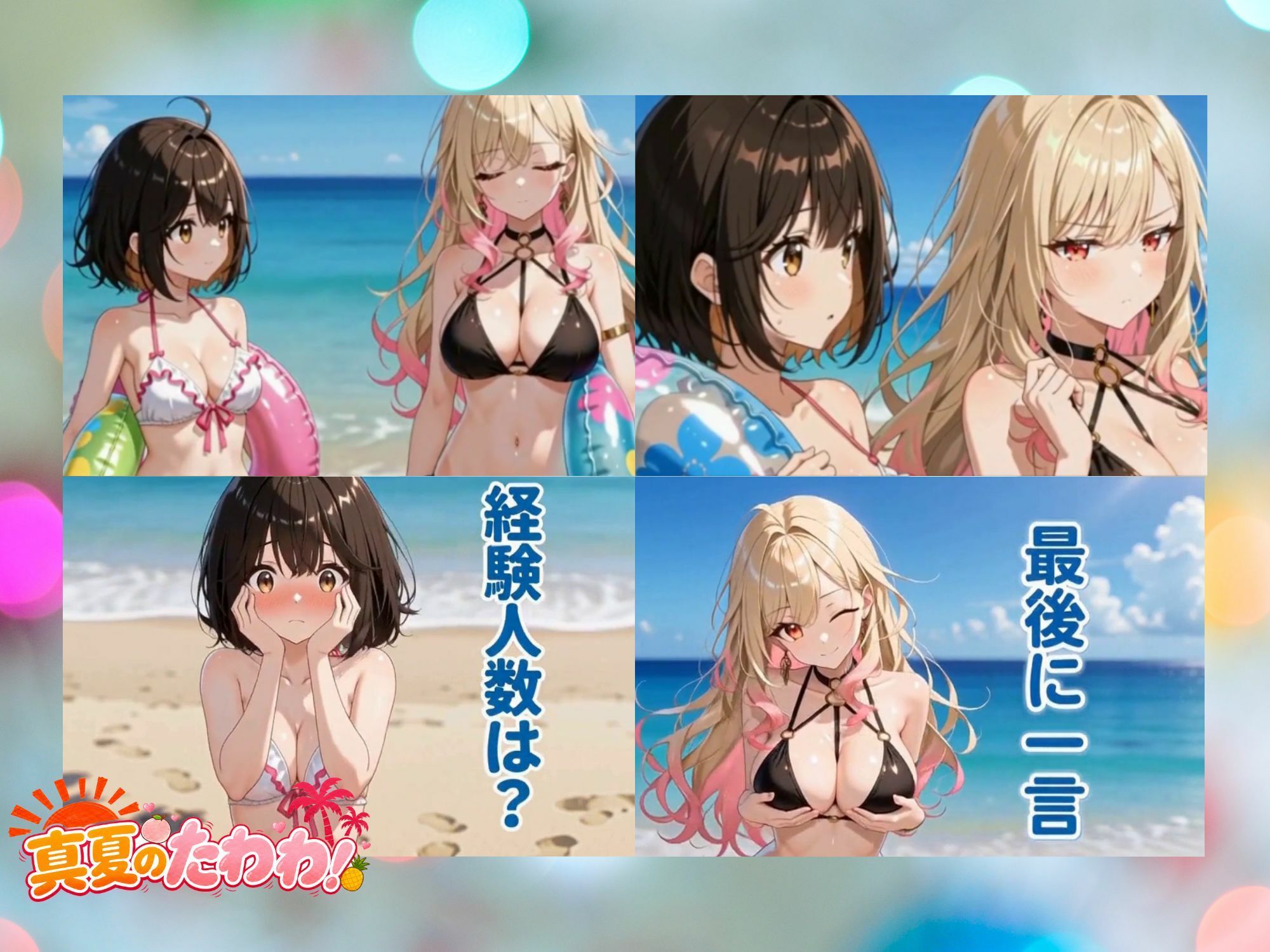 【4K 120FPS】真夏のたわわ！ 〜内緒のハメ撮りビーチ〜 サンプル4ページ目