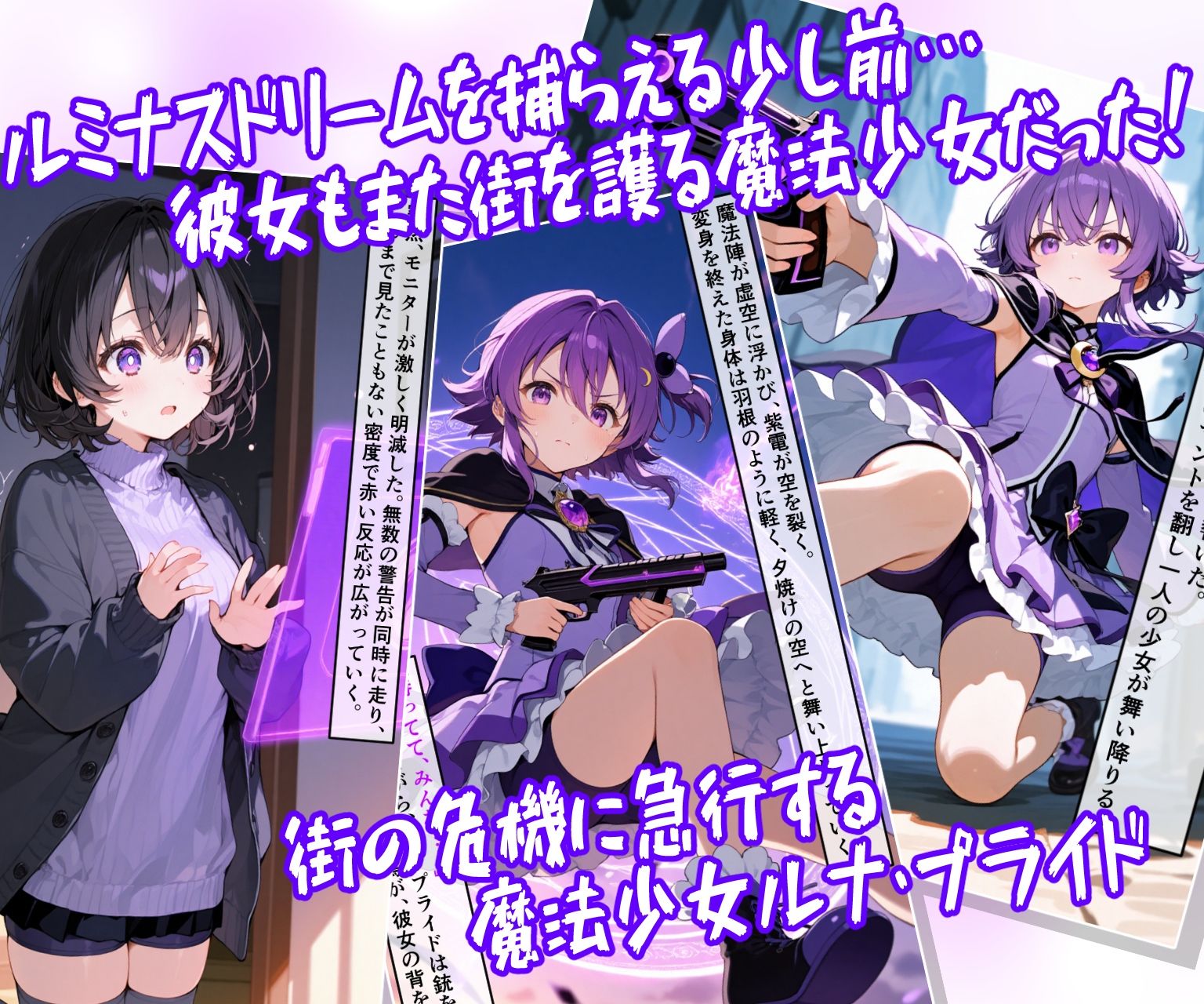 魔法少女ルナ・プライド 完全敗北！？ -魔法少女管理機構’アルカナ’の洗礼- サンプル2ページ目