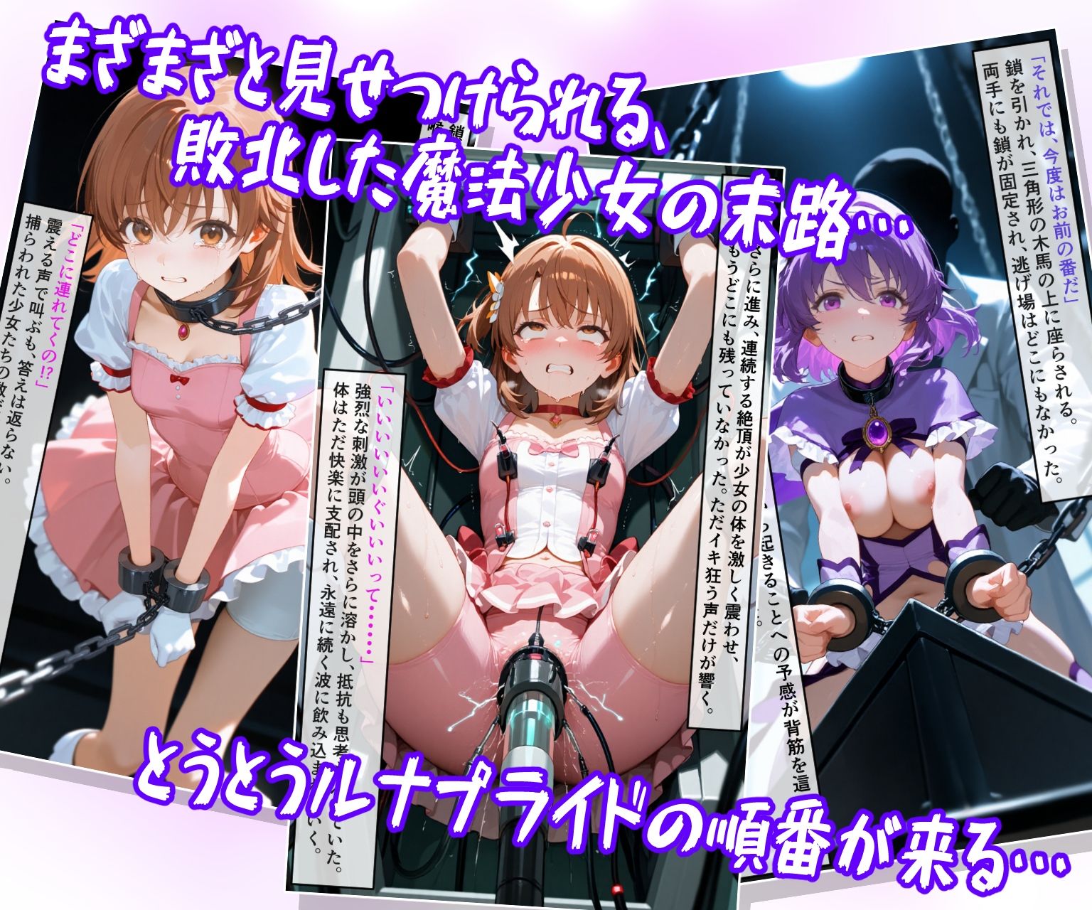 魔法少女ルナ・プライド 完全敗北！？ -魔法少女管理機構’アルカナ’の洗礼- サンプル6ページ目