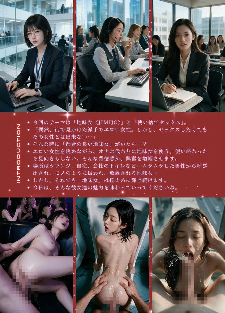 地味女とセックス＆使い捨て サンプル1ページ目
