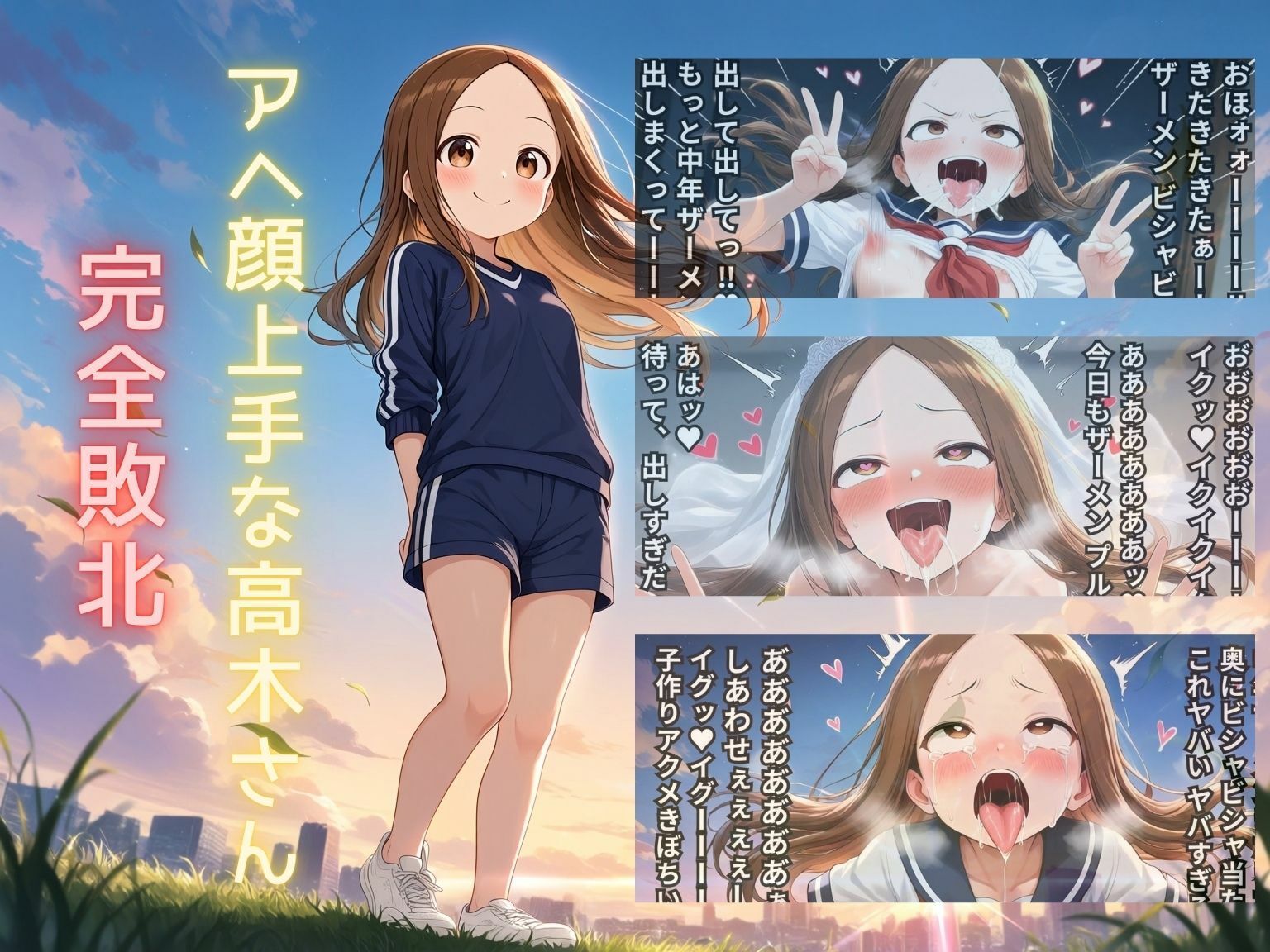 高木さんがキモおやじの子作り便器に堕ちるまで サンプル7ページ目