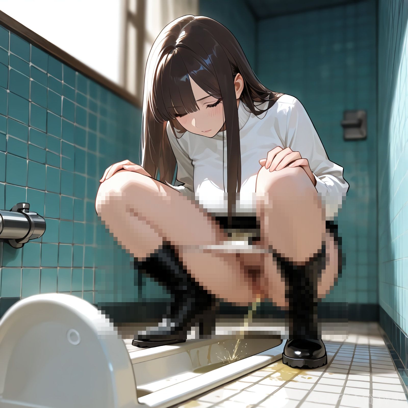 男子禁制・女子トイレ！夢のCG画像集vol.2 サンプル3ページ目