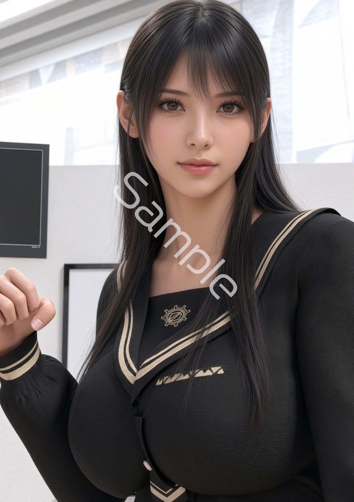 才色兼備の万能女性格闘家 霧島 愛唯の学生モデル風写真集The Real_03 サンプル1ページ目