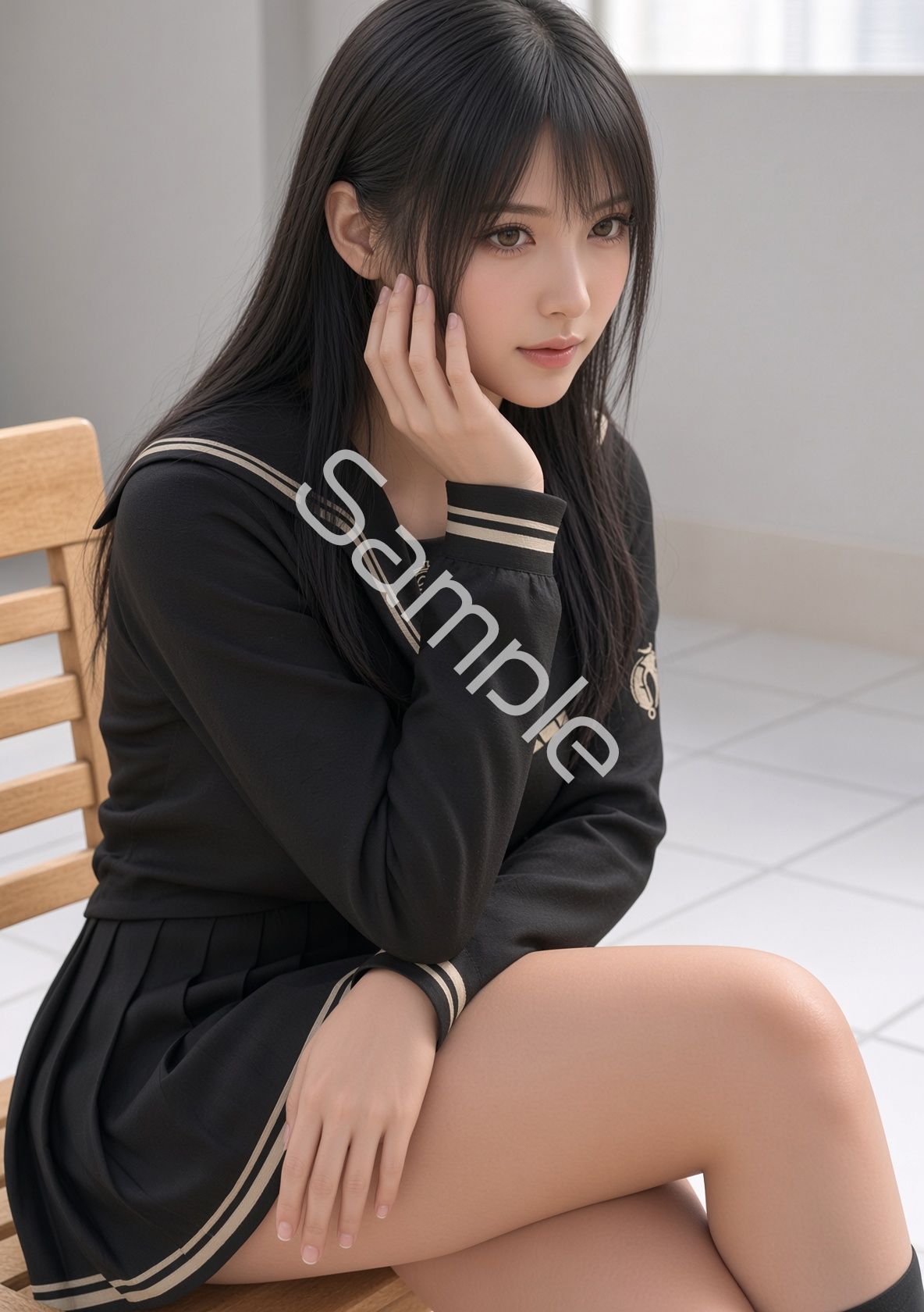 才色兼備の万能女性格闘家 霧島 愛唯の学生モデル風写真集The Real_03 サンプル5ページ目