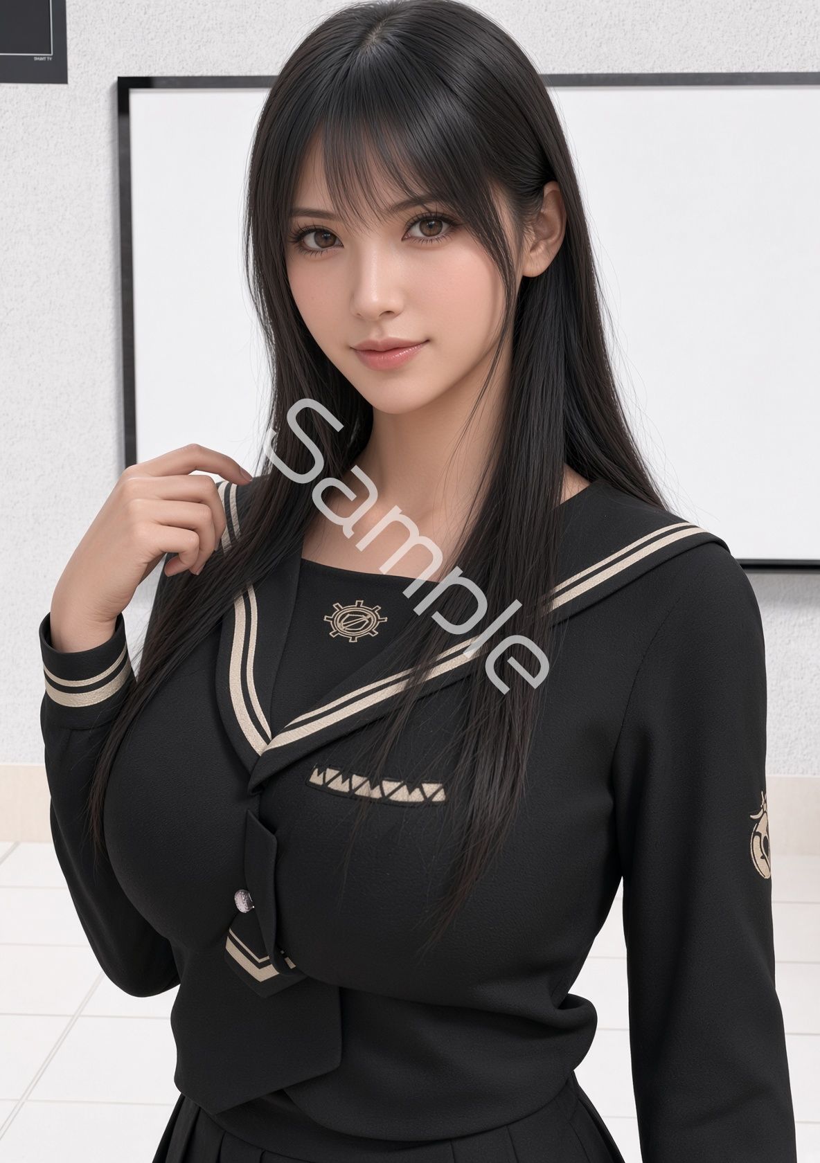 才色兼備の万能女性格闘家 霧島 愛唯の学生モデル風写真集The Real_03 サンプル6ページ目